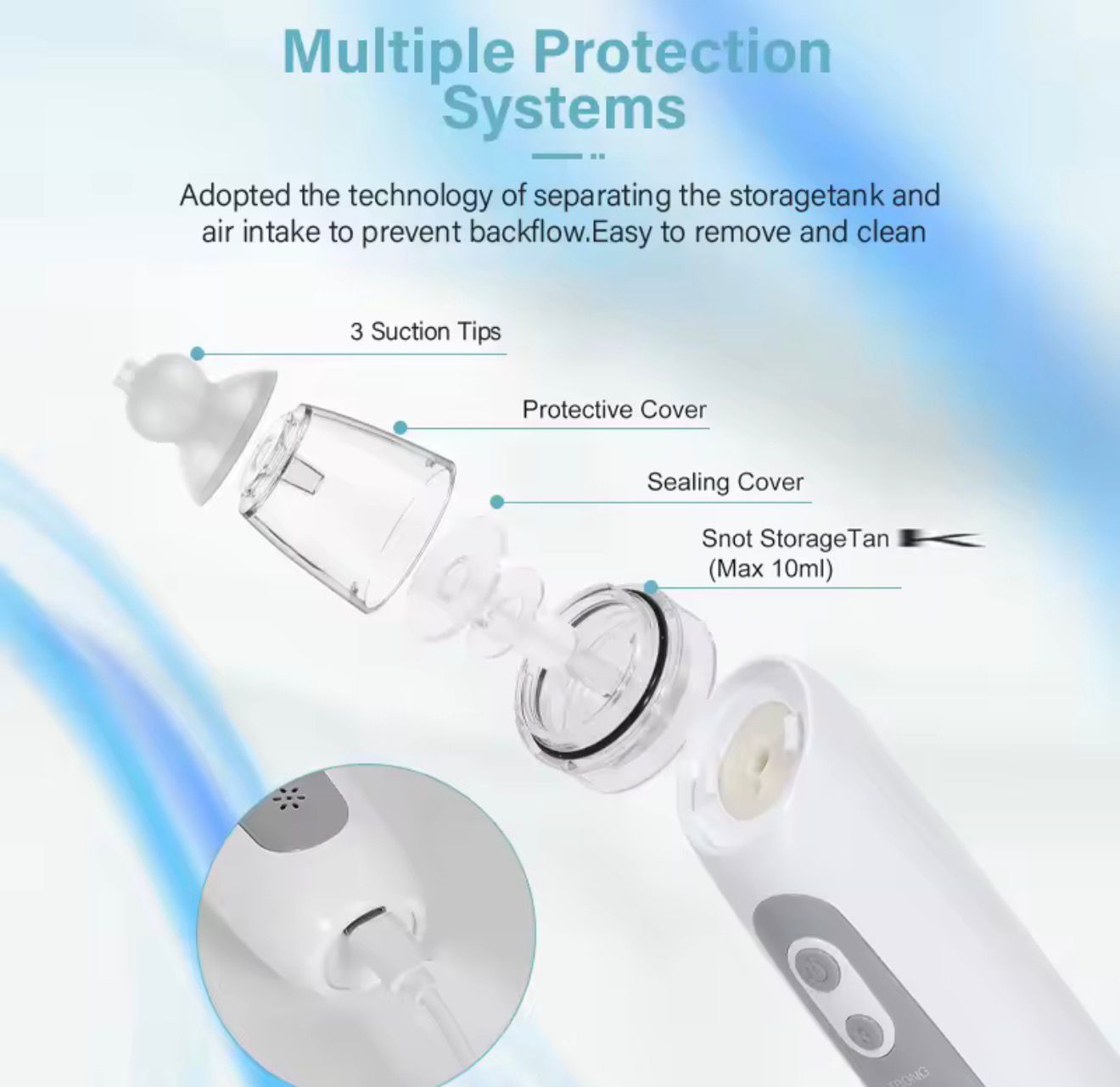 Electric Nasal Aspirator for Baby | Fast and Safe Relief